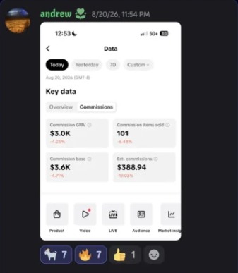 Student result screenshot